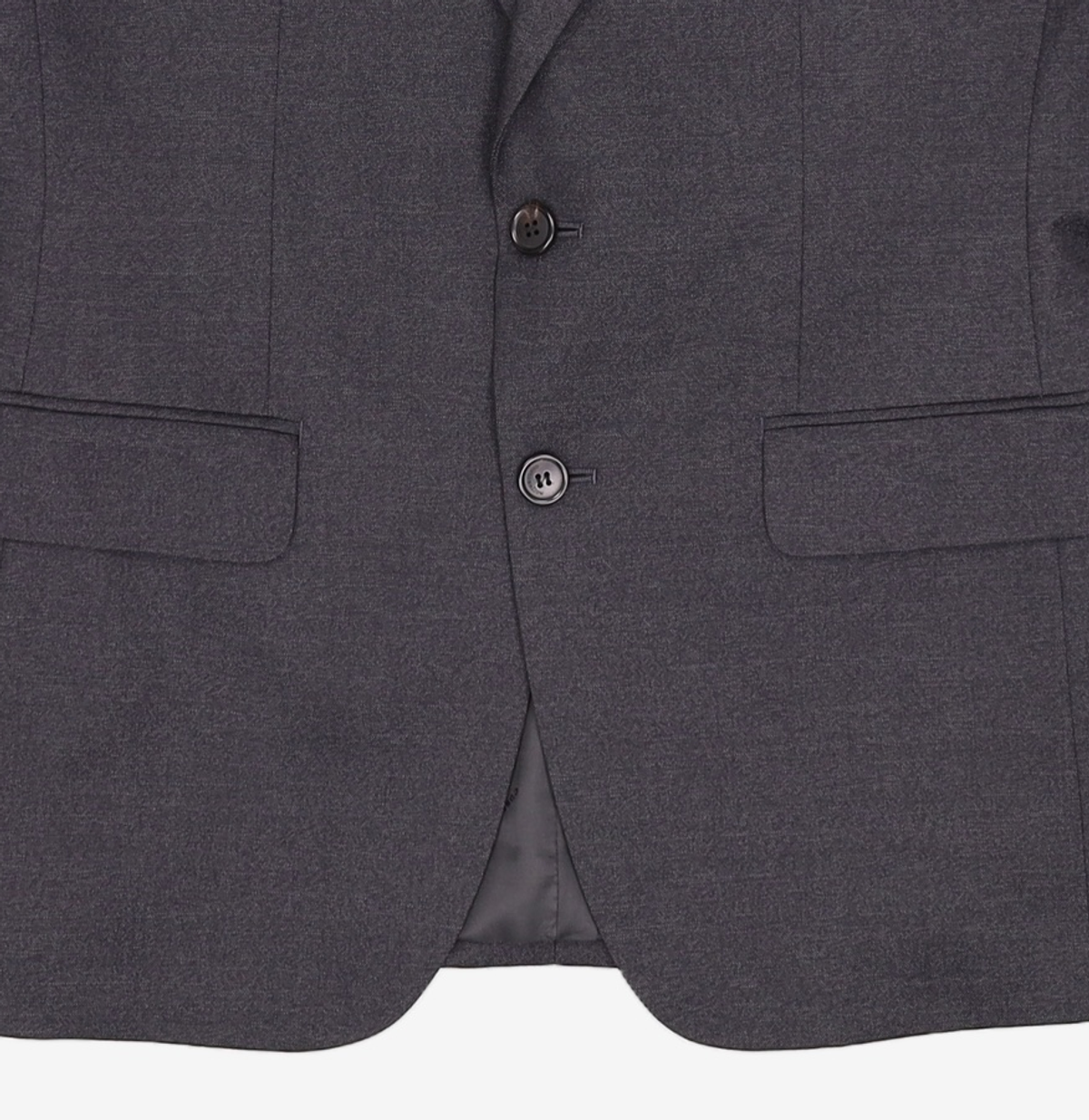 커스텀멜로우(CUSTOMELLOW) two tone charcoal suit jacket_C9FBW22701GYD 95
