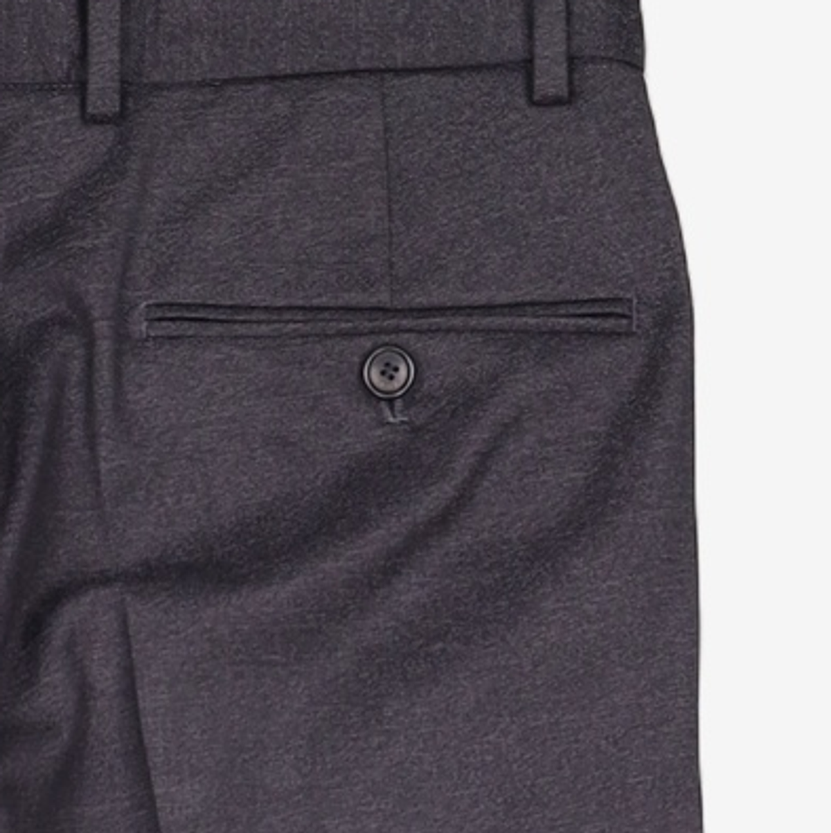 커스텀멜로우(CUSTOMELLOW) two tone charcoal suit pants_C9FCW22701GYD 78