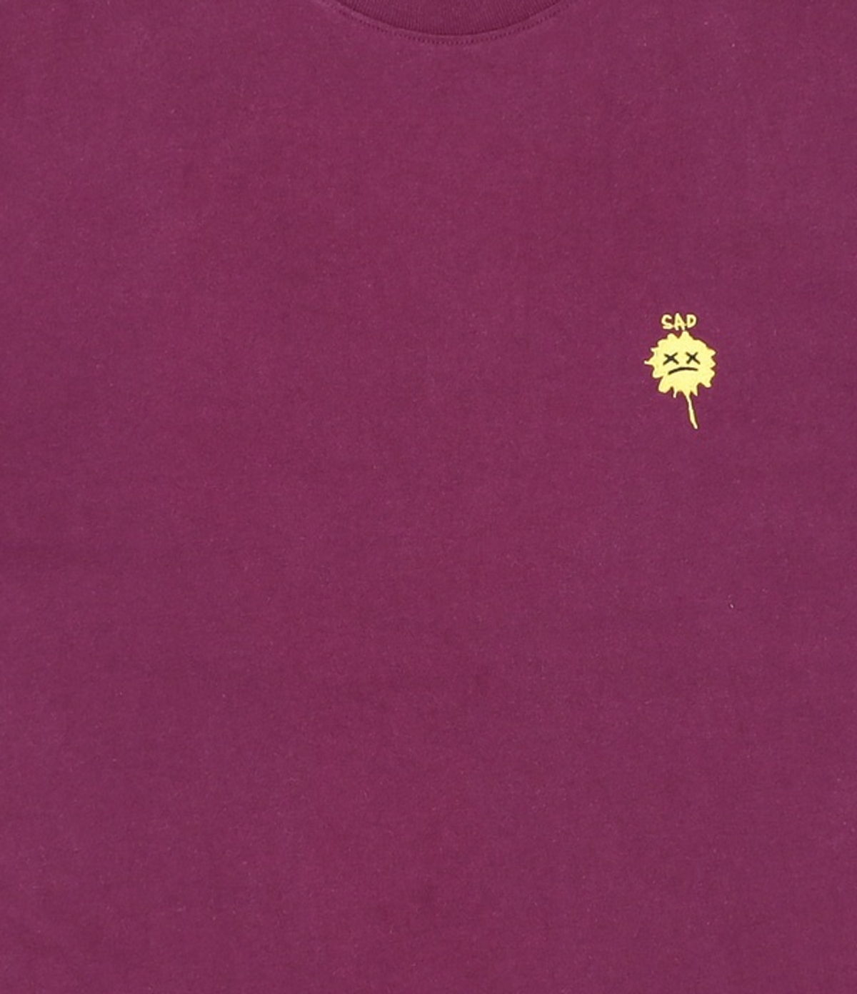니(NII) 공용 공병각 레터링 반팔티셔츠_PURPLE 95