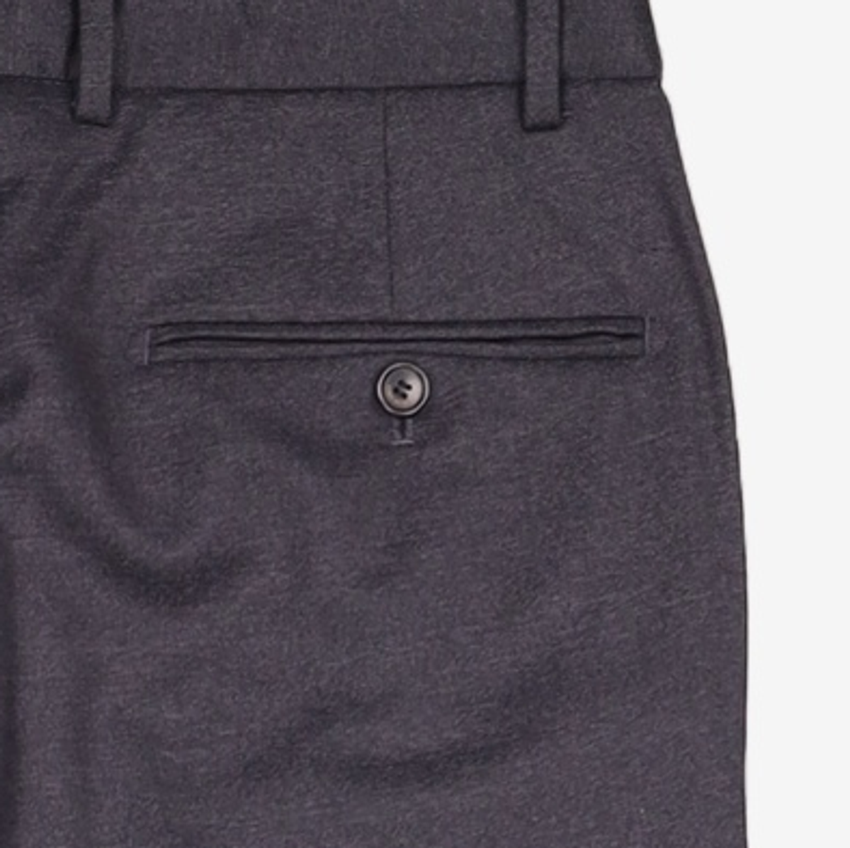 커스텀멜로우(CUSTOMELLOW) two tone charcoal suit pants_C9FCW22701GYD 78