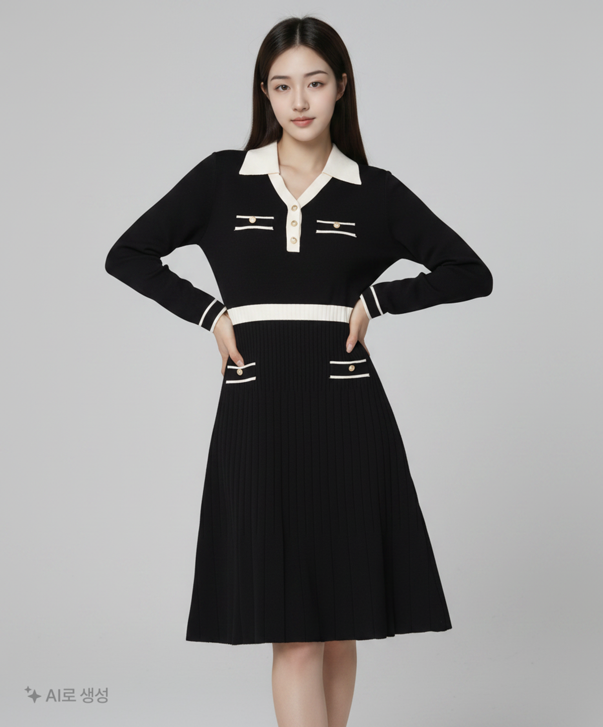 마리끌레르(MARIE CLAIRE) 미디 원피스 40