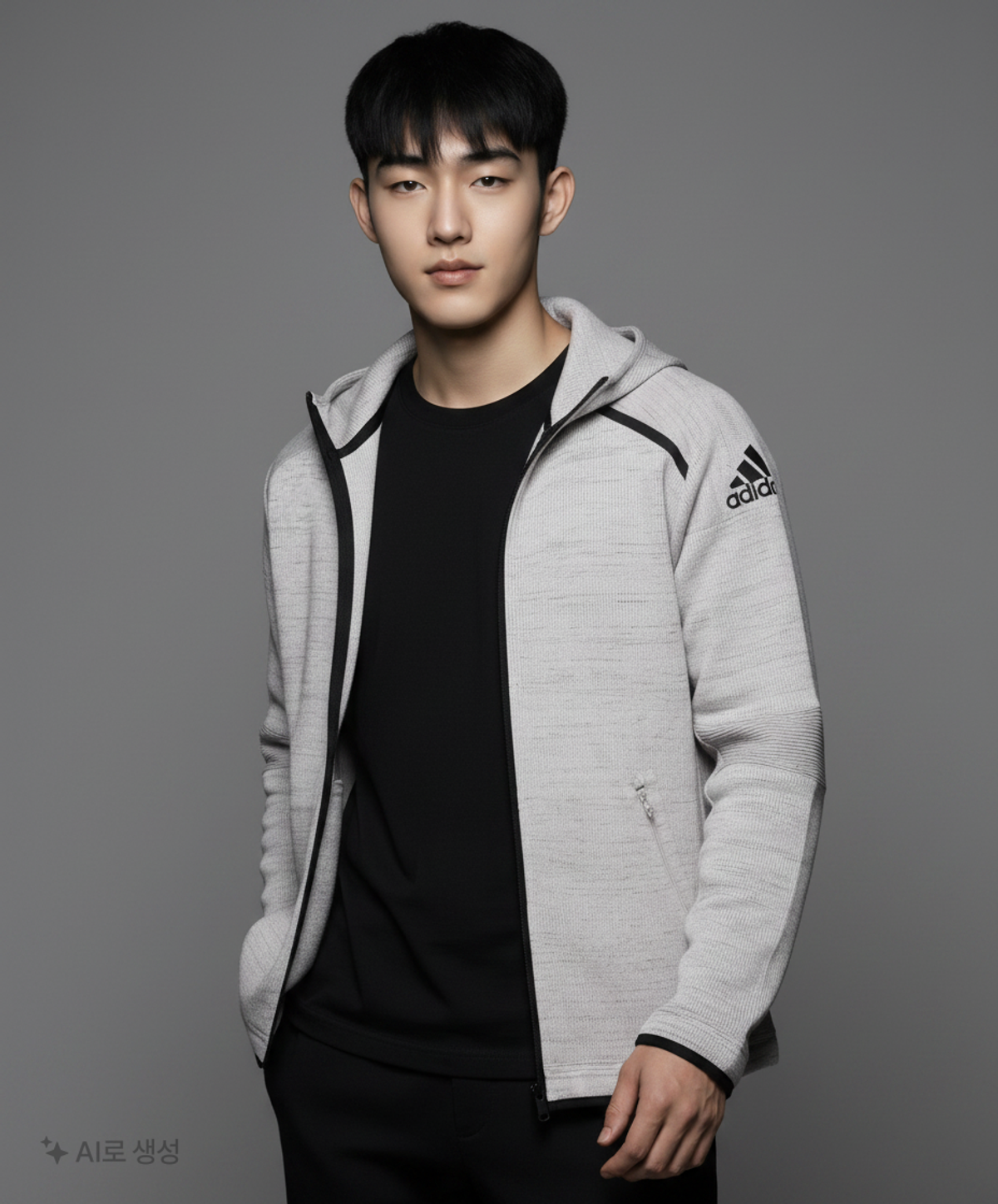 아디다스(ADIDAS) 후드 집업 100