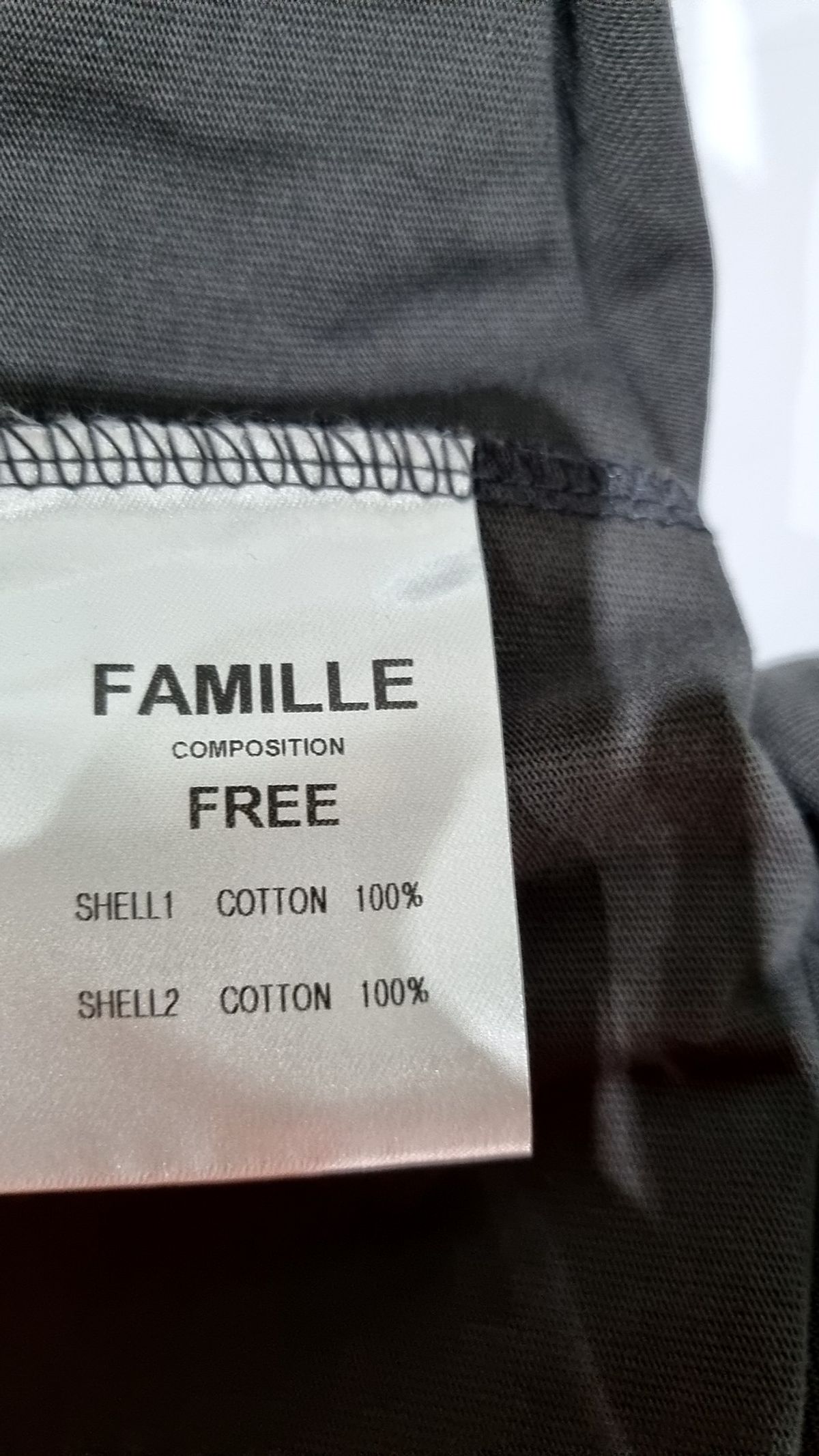 파밀레(FAMILLE) 긴소매 티셔츠 FREE