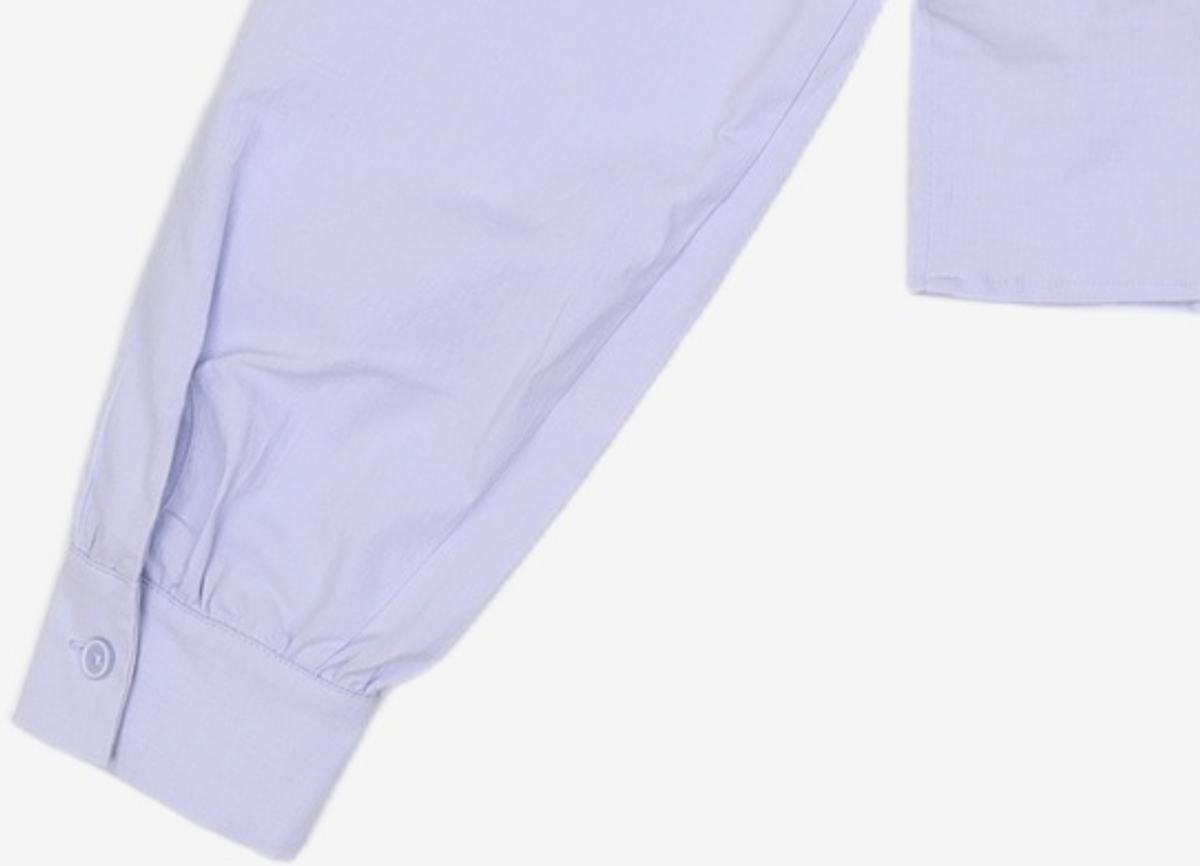 미쏘(MIXXO) 셔츠형 크롭 블라우스 MIWBLD323G M