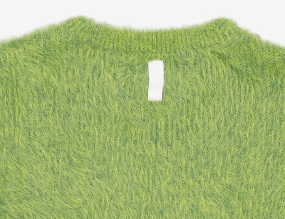 노매뉴얼(NOMANUAL) (시그니처종료)CROPPED HAIRY KNIT - 5 COLOR M