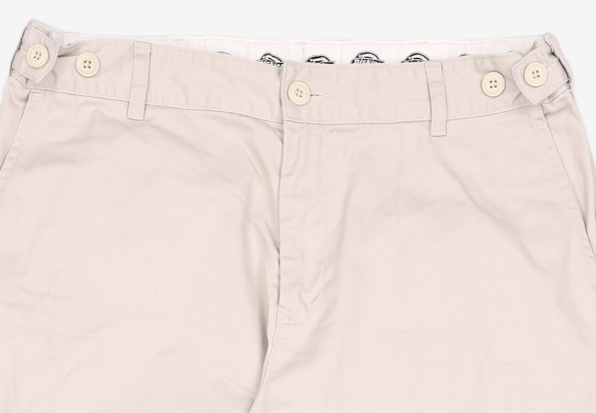 디키즈(DICKIES) 트윌 오픈 햄 팬츠 스톤 1