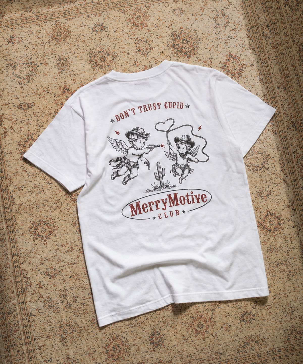메리모티브(MERRYMOTIVE) MerryMotive Cupid club t-shirts