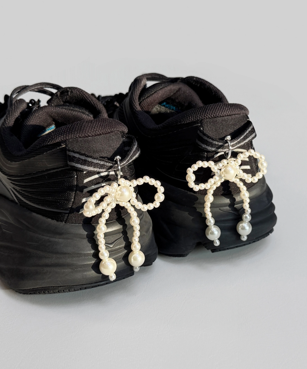 판타스틱 플래닛(FANTASTIC PLANET) [2piece SET] love pearl ribbon shoe charm 슈참