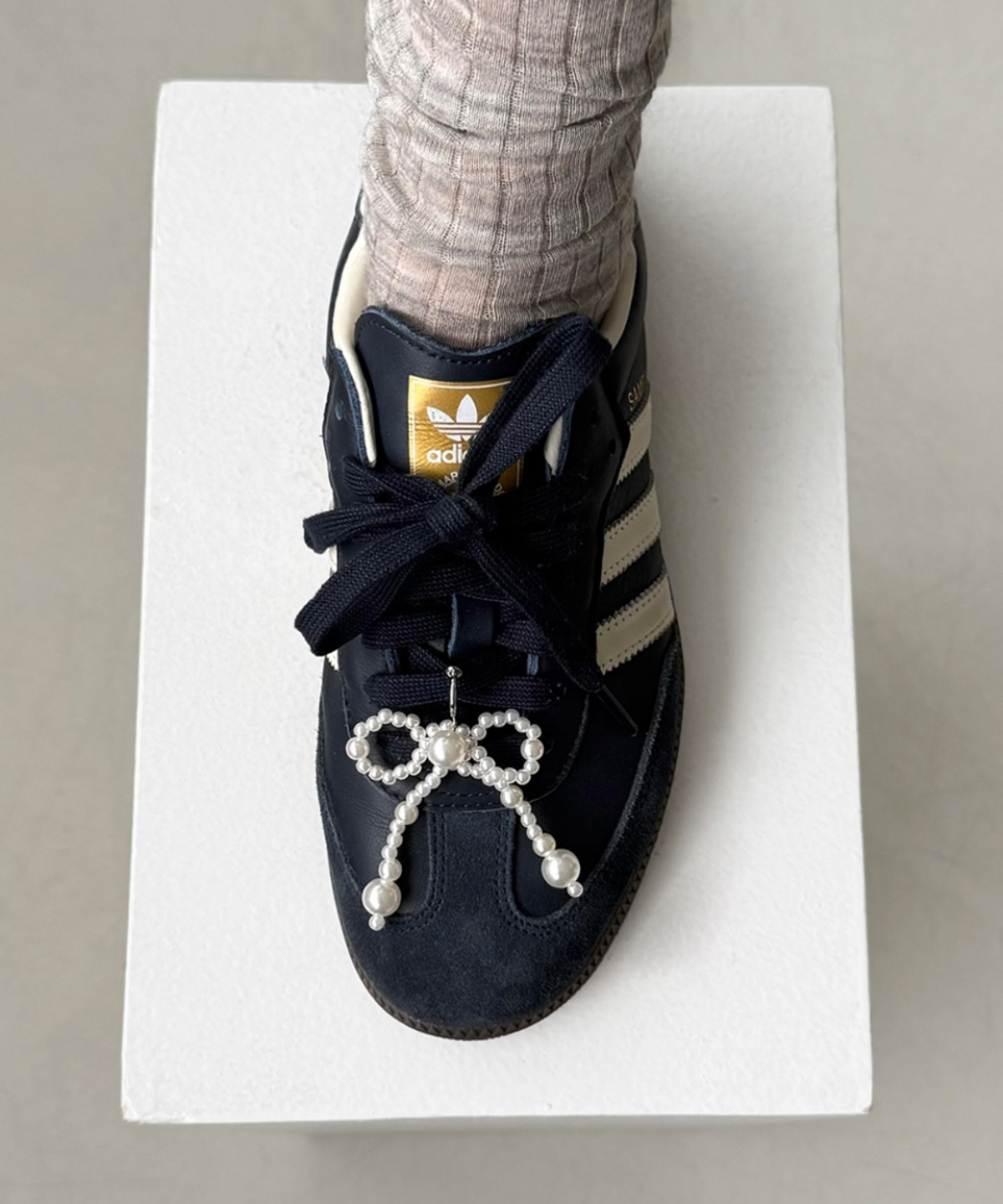 판타스틱 플래닛(FANTASTIC PLANET) [2piece SET] love pearl ribbon shoe charm 슈참