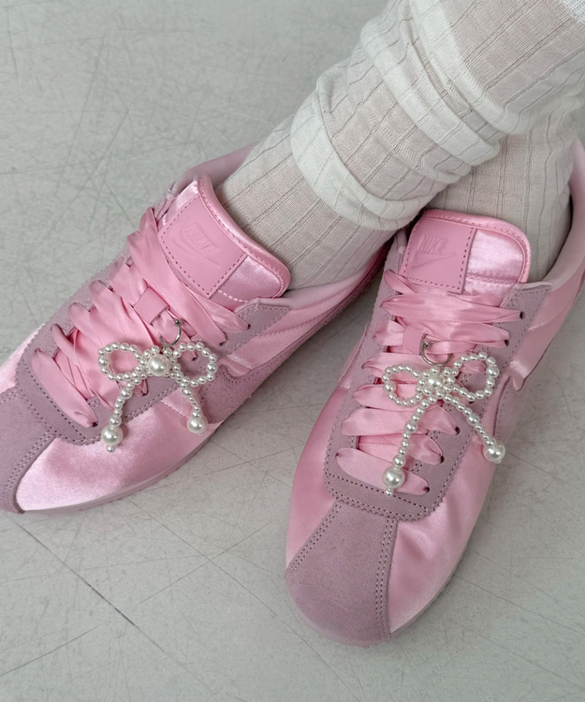 판타스틱 플래닛(FANTASTIC PLANET) [2piece SET] love pearl ribbon shoe charm 슈참