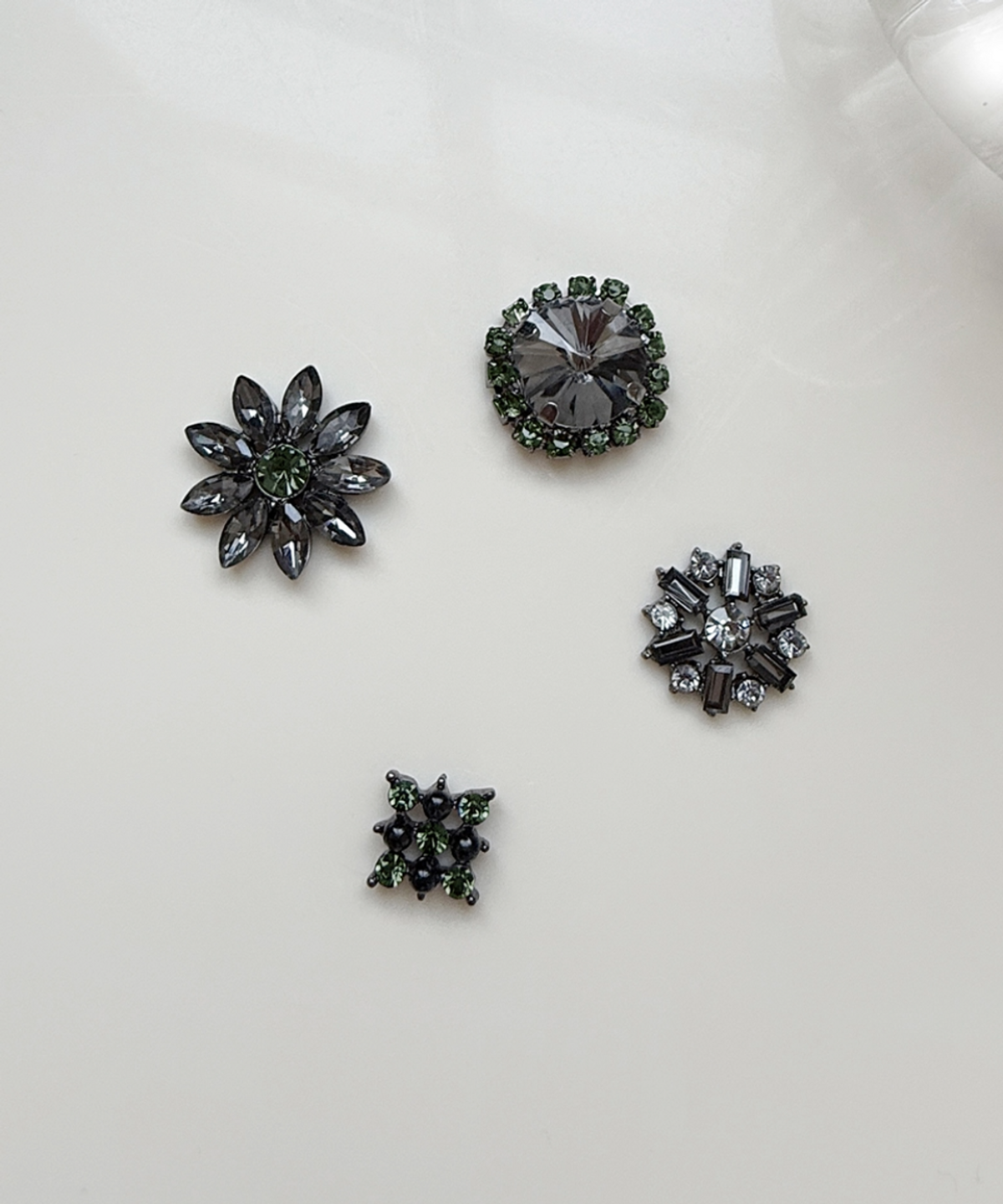 판타스틱 플래닛(FANTASTIC PLANET) [SET] black twinkle shoe charm 4piece 슈참, 지비츠