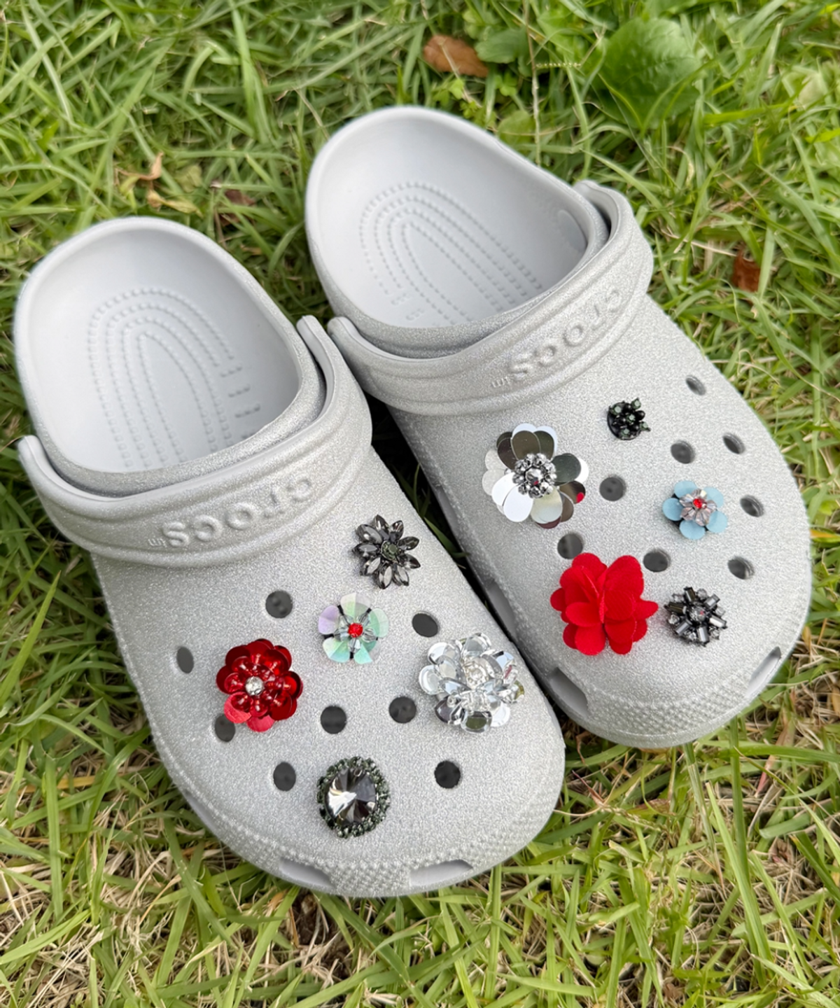 판타스틱 플래닛(FANTASTIC PLANET) [SET] ultra red flower shoe charm 6piece 슈참, 지비츠