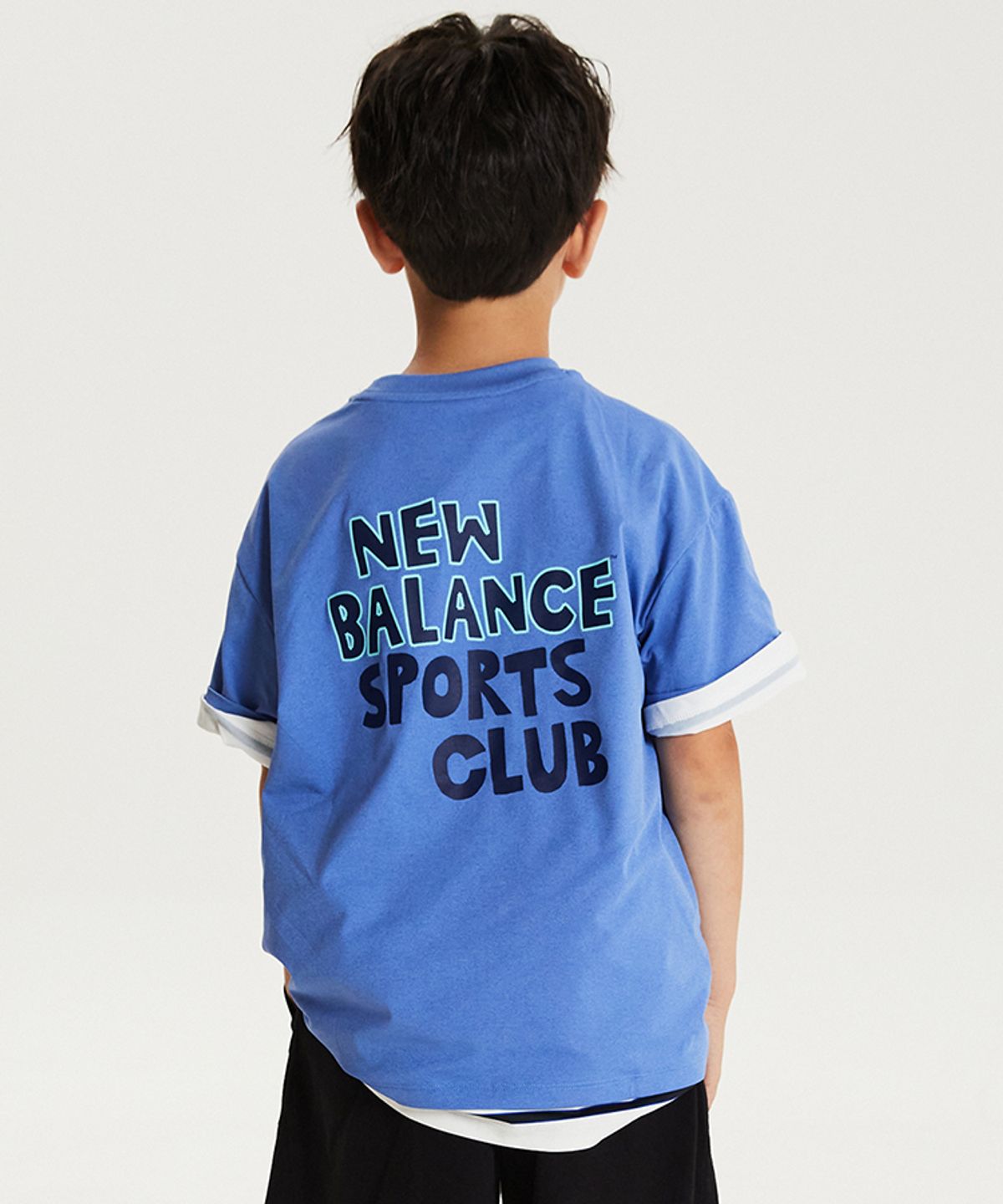 뉴발란스 키즈(NEWBALANCEKIDS) 로고 그래픽 반팔티 NK9EG3703U50