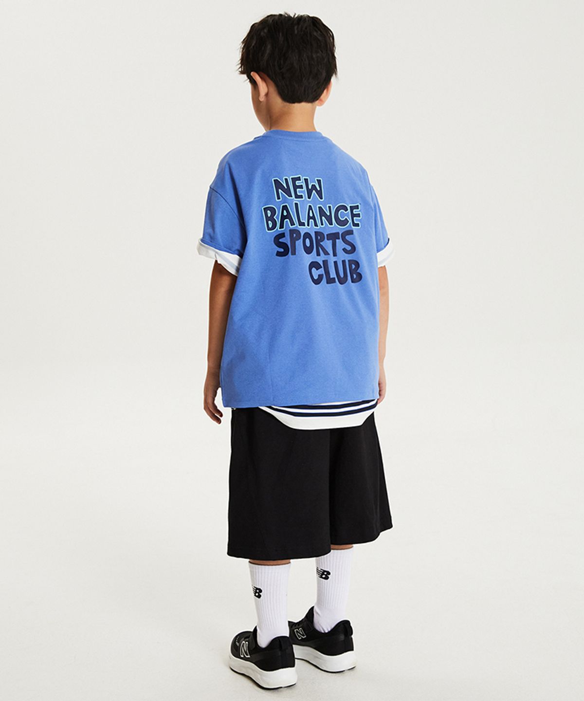 뉴발란스 키즈(NEWBALANCEKIDS) 로고 그래픽 반팔티 NK9EG3703U50