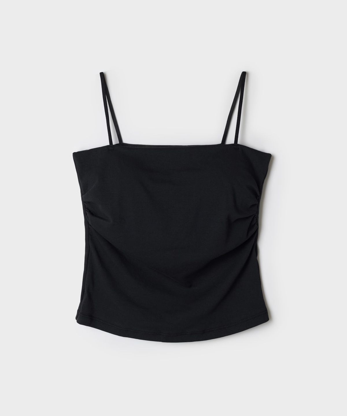 스파오(SPAO) [BRA-IN] 캡내장 크롭 옆셔링 나시_SPRNG37G20