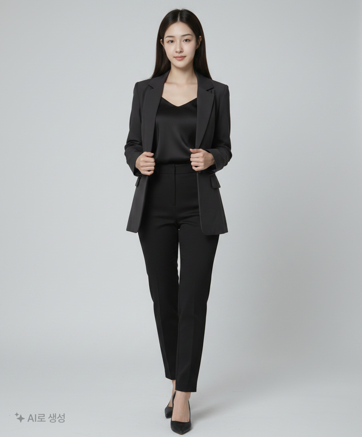 미쏘(MIXXO) 테일러드 싱글 버튼 자켓 MIWJKC51PB S