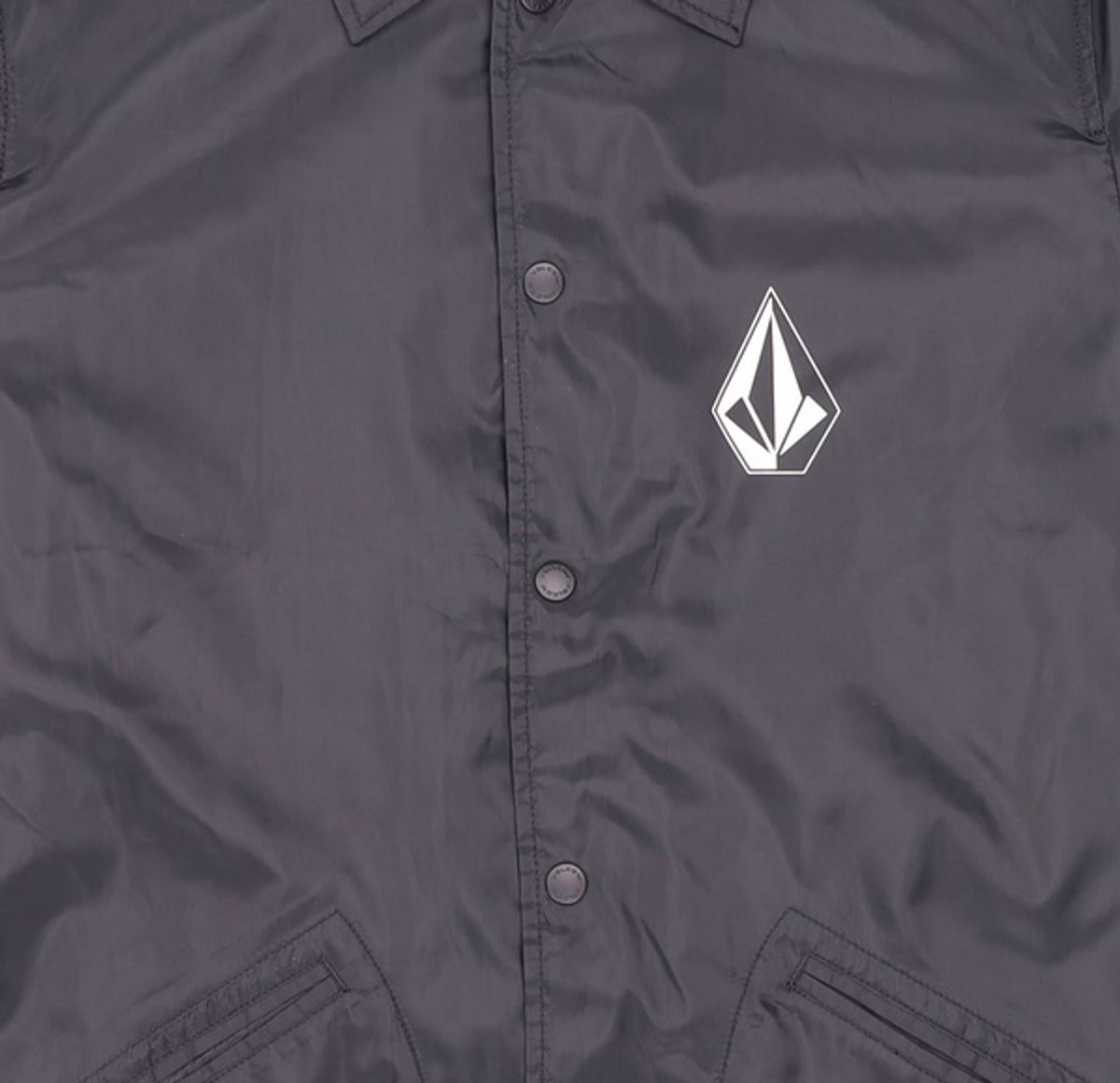 볼컴(VOLCOM) BREWS COACH JACKET (BLACK PRINT) M