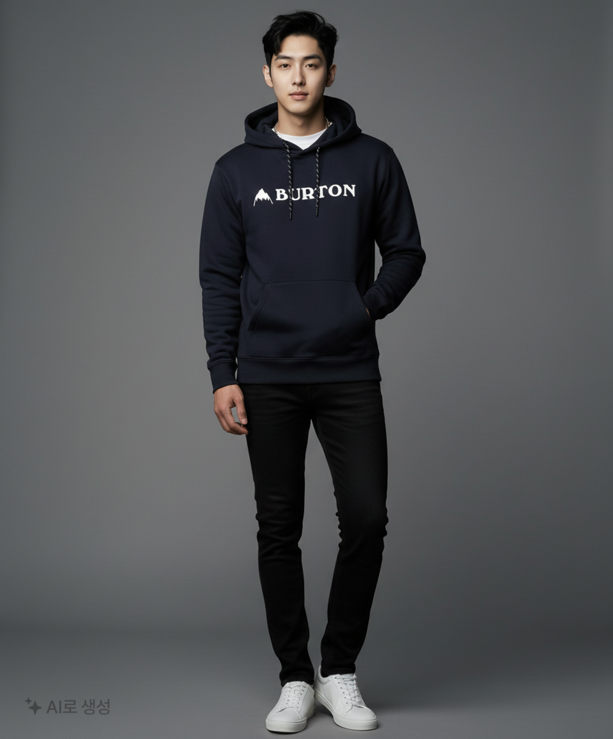 버튼(BURTON) 후드 티셔츠 M