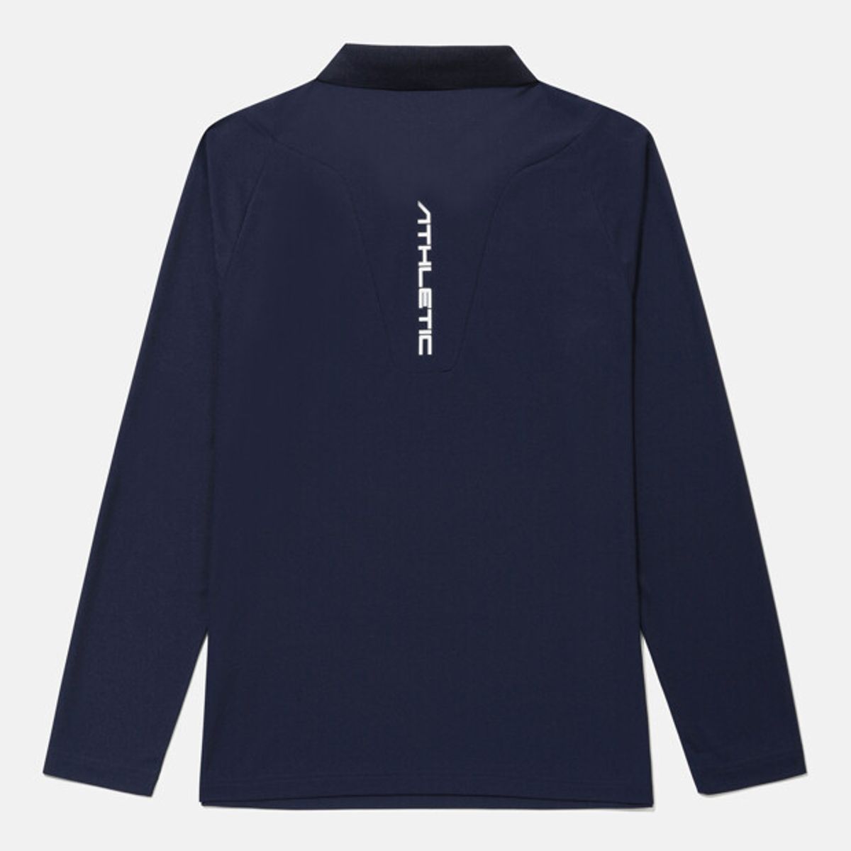 데상트(DESCENTE) 남성 원포인트 폴로 긴팔 티셔츠 다크 네이비 SR321TPL71