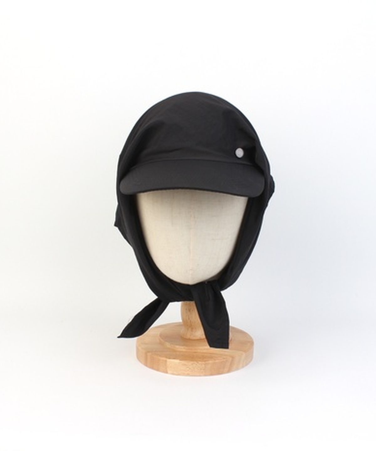 유니버셜 케미스트리(UNIVERSAL CHEMISTRY) Scarf Logo Black BallCap 스카프볼캡