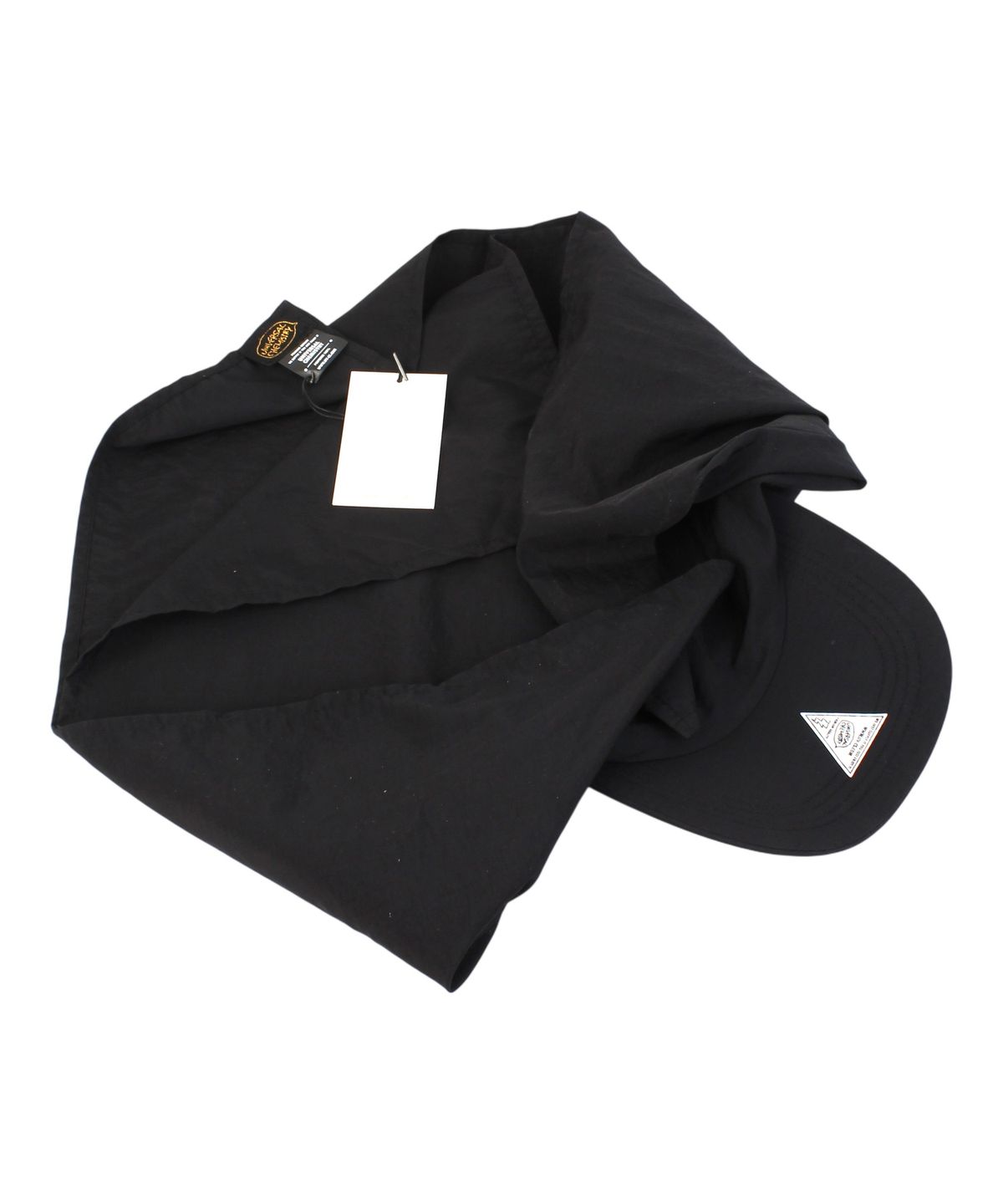 유니버셜 케미스트리(UNIVERSAL CHEMISTRY) Scarf Logo Black BallCap 스카프볼캡