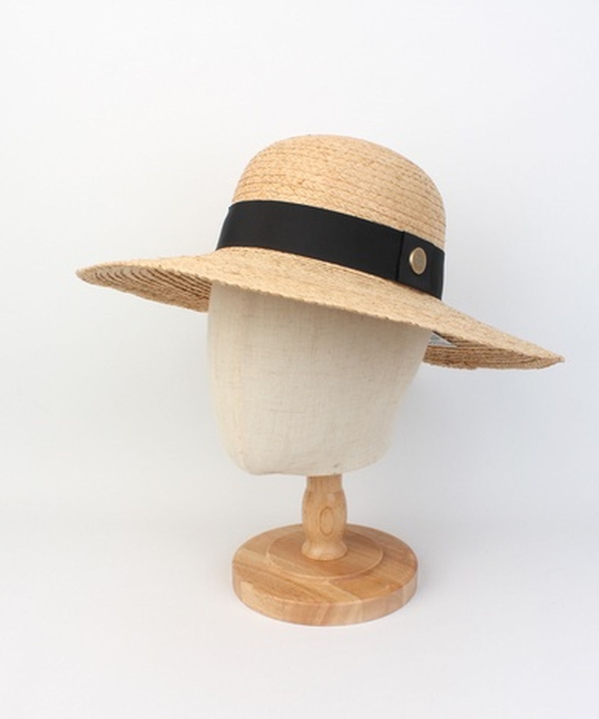 유니버셜 케미스트리(UNIVERSAL CHEMISTRY) Wire Round Raffia Hat 라피아햇