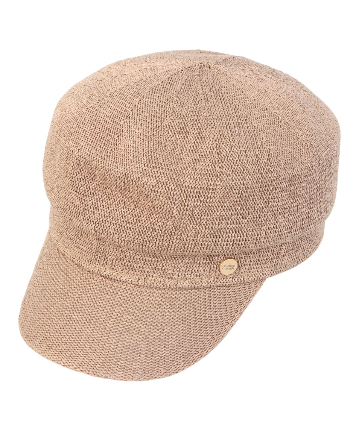 유니버셜 케미스트리(UNIVERSAL CHEMISTRY) Paper Logo Beige Marine Cap 마린캡