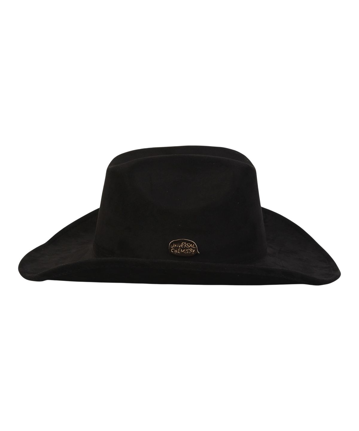 유니버셜 케미스트리(UNIVERSAL CHEMISTRY) Wire Cowboy Suede Black Long Fedora 페도라