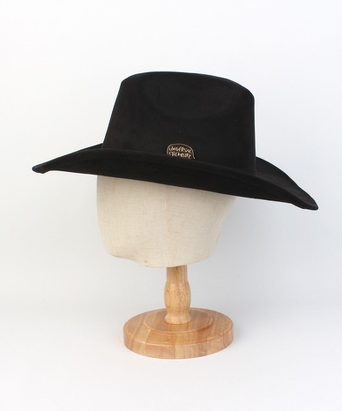 유니버셜 케미스트리(UNIVERSAL CHEMISTRY) Wire Cowboy Suede Black Long Fedora 페도라