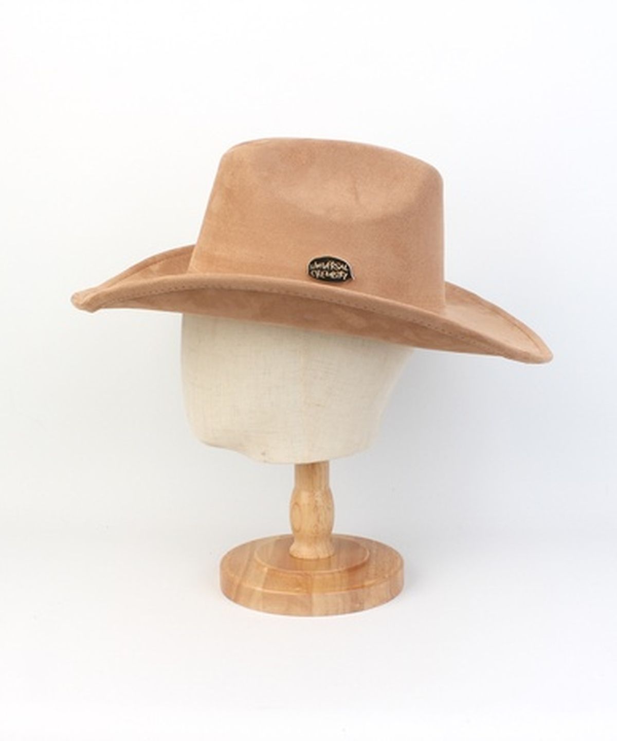 유니버셜 케미스트리(UNIVERSAL CHEMISTRY) Wire Cowboy Suede Beige Long Fedora 페도라