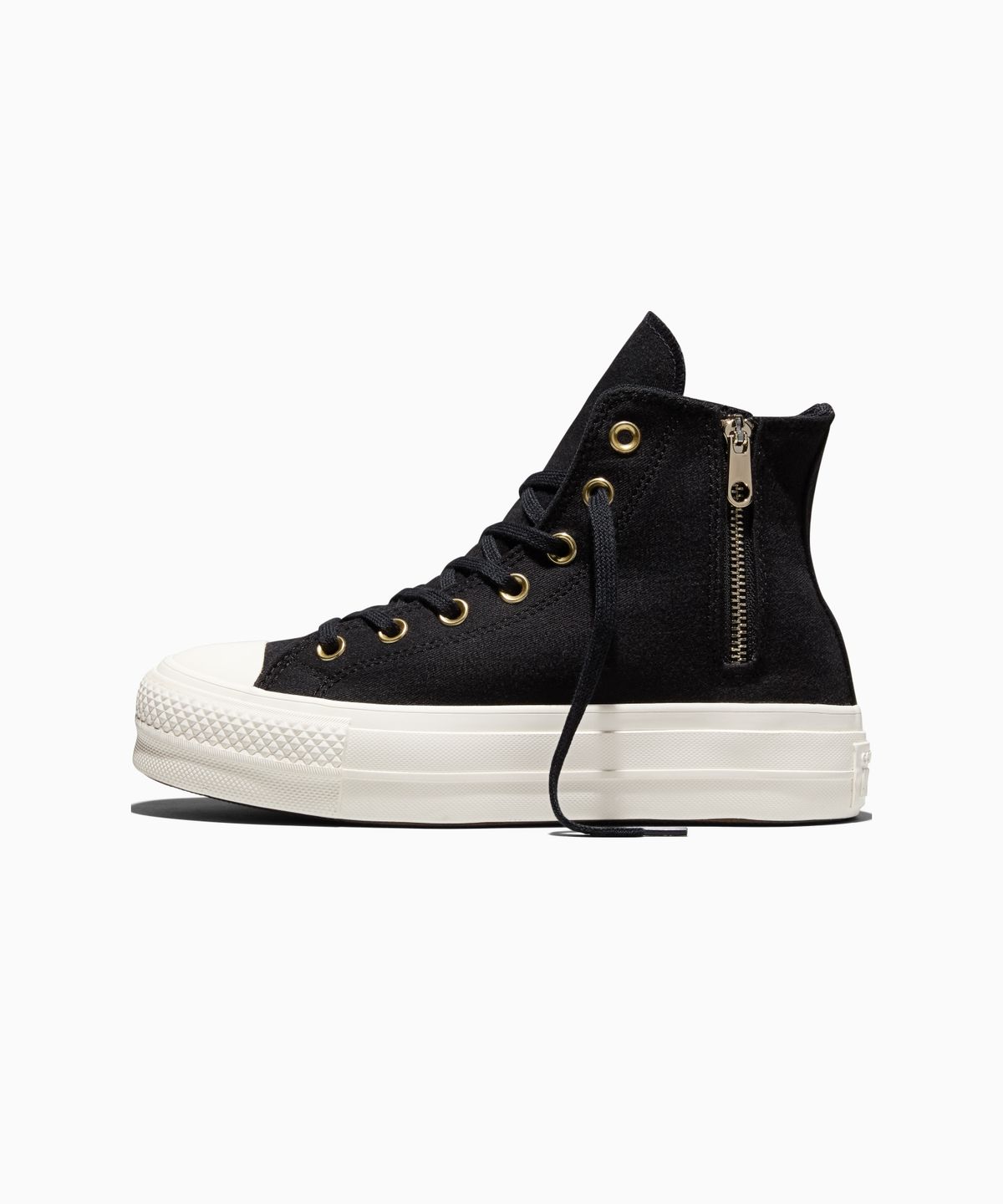 컨버스(CONVERSE) 척테일러 올스타 리프트 지퍼스 블랙 A18387C