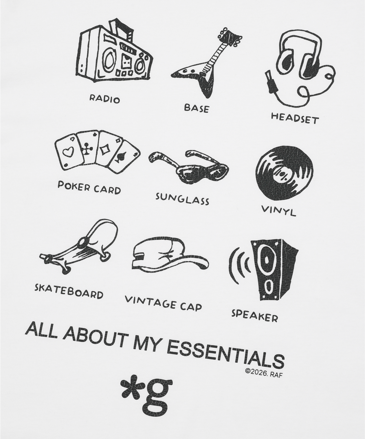 글런든(GRUNDEN) ‘MY ESSENTIAL’ T-SHIRT (WHITE)_G26BUJTS02