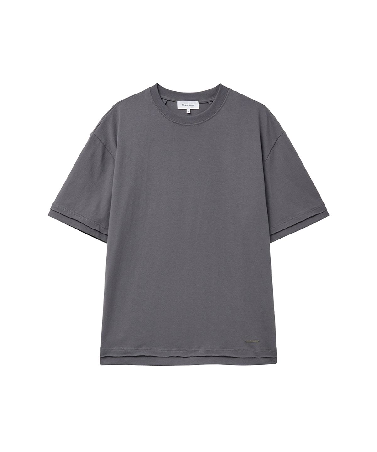 미세키서울 맨(MISEKISEOUL MEN) Darted short sleeve CHARCOAL