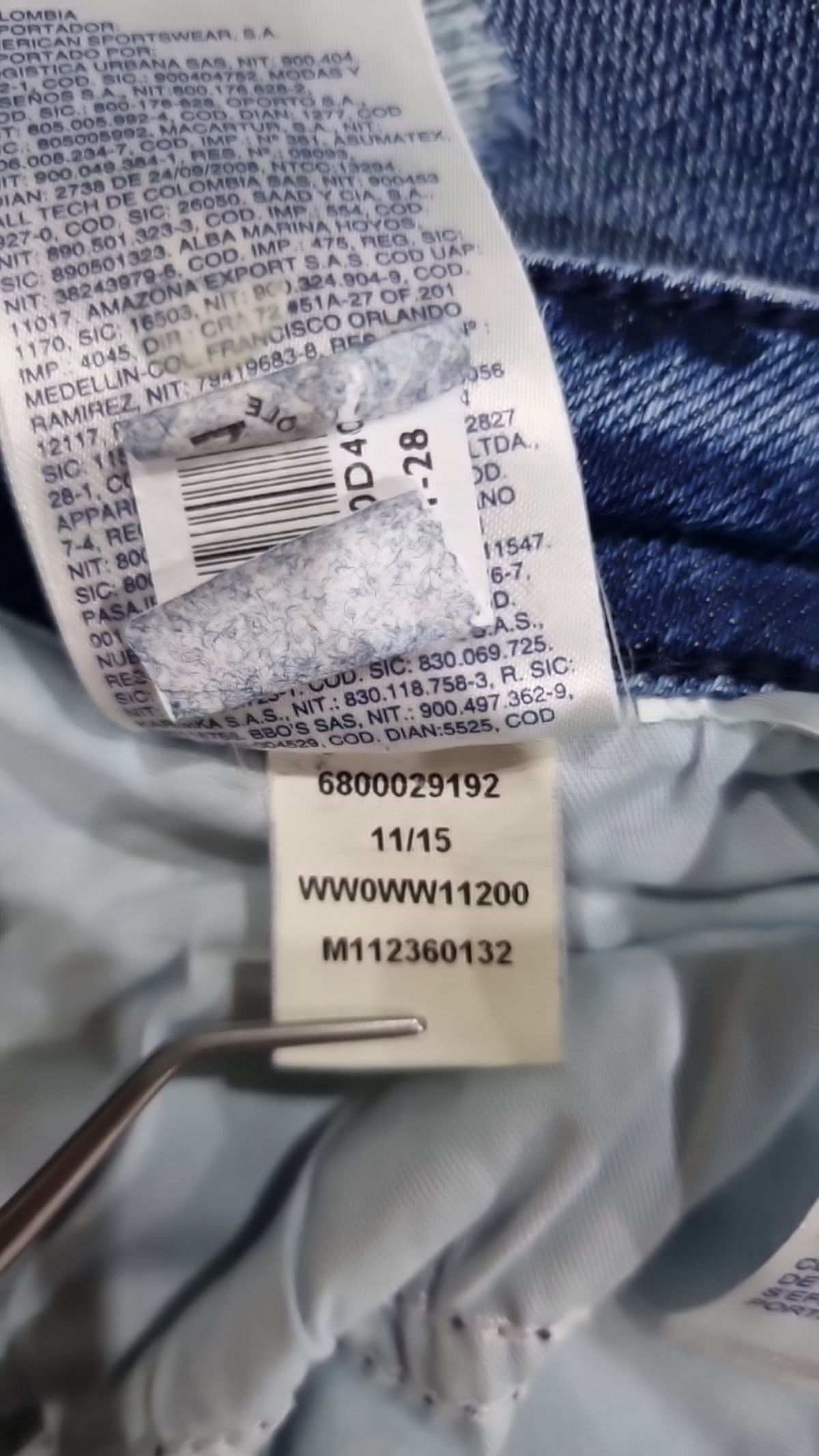 타미힐피거(TOMMY HILFIGER) 청/데님 팬츠 28
