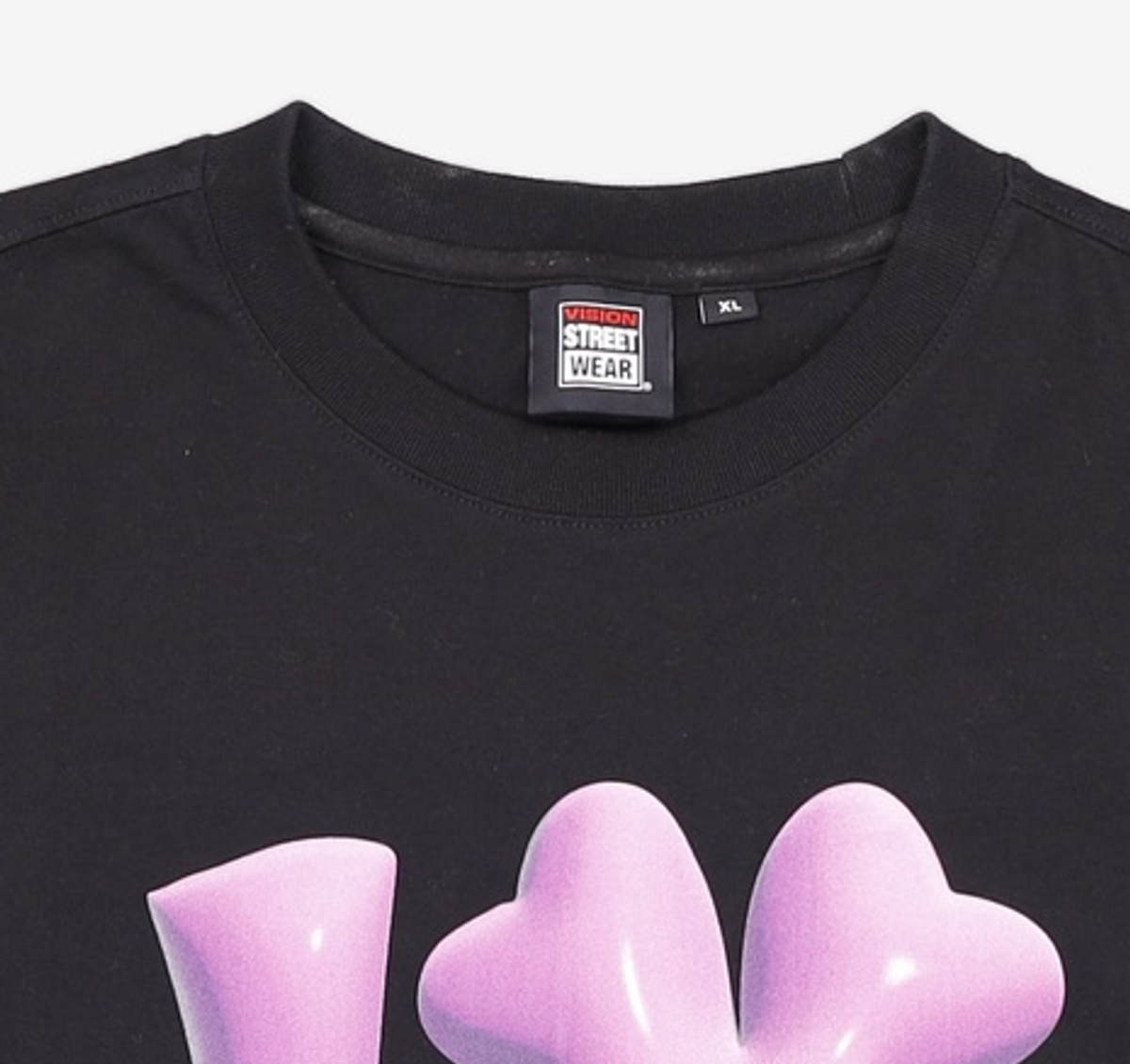 비전스트릿웨어(VISION STREETWEAR) VSW 3D Love T-Shirts Black XL