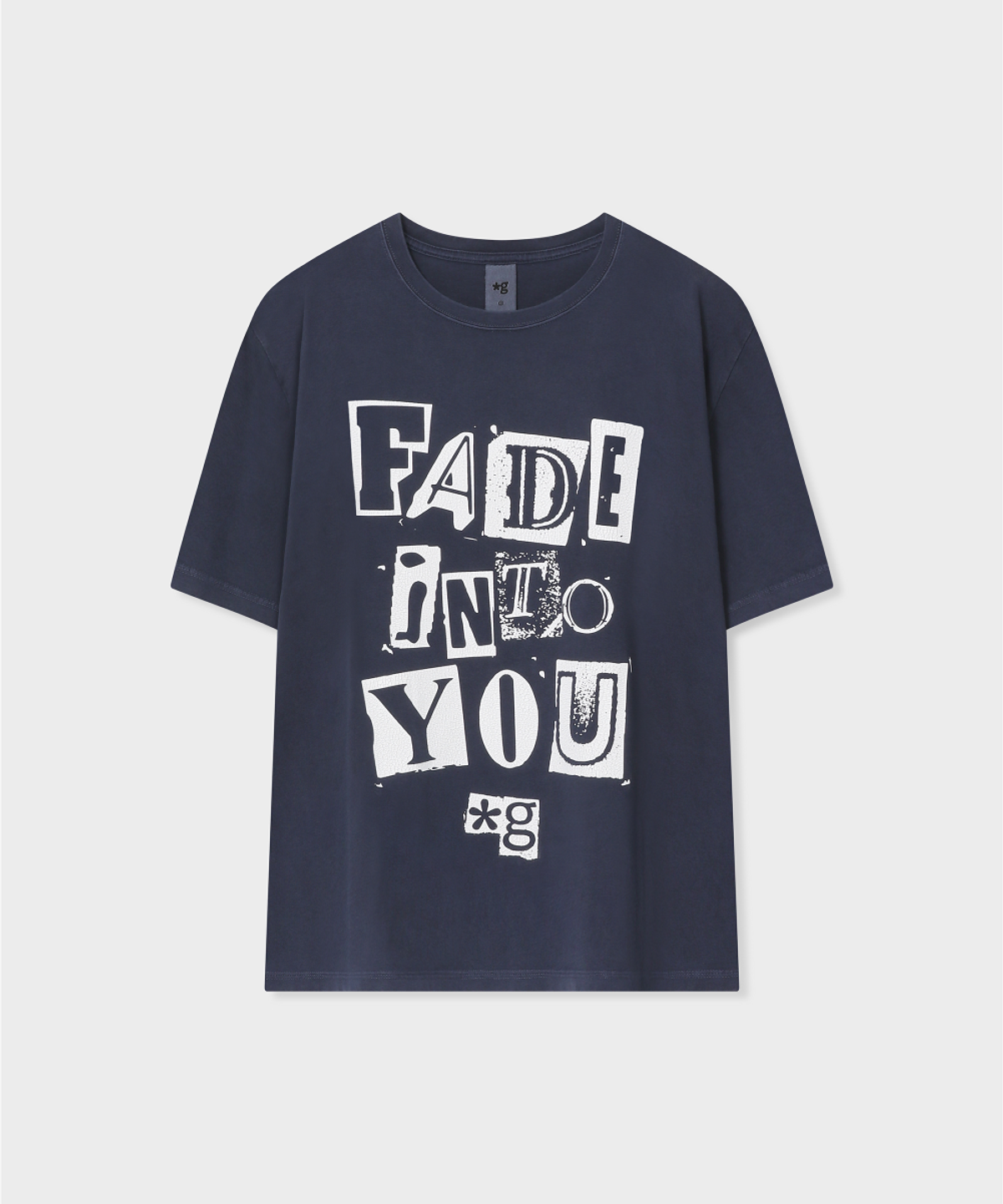 글런든(GRUNDEN) ‘FADE INTO YOU’ T-SHIRT (WASHED NAVY)_G26BUJTS03
