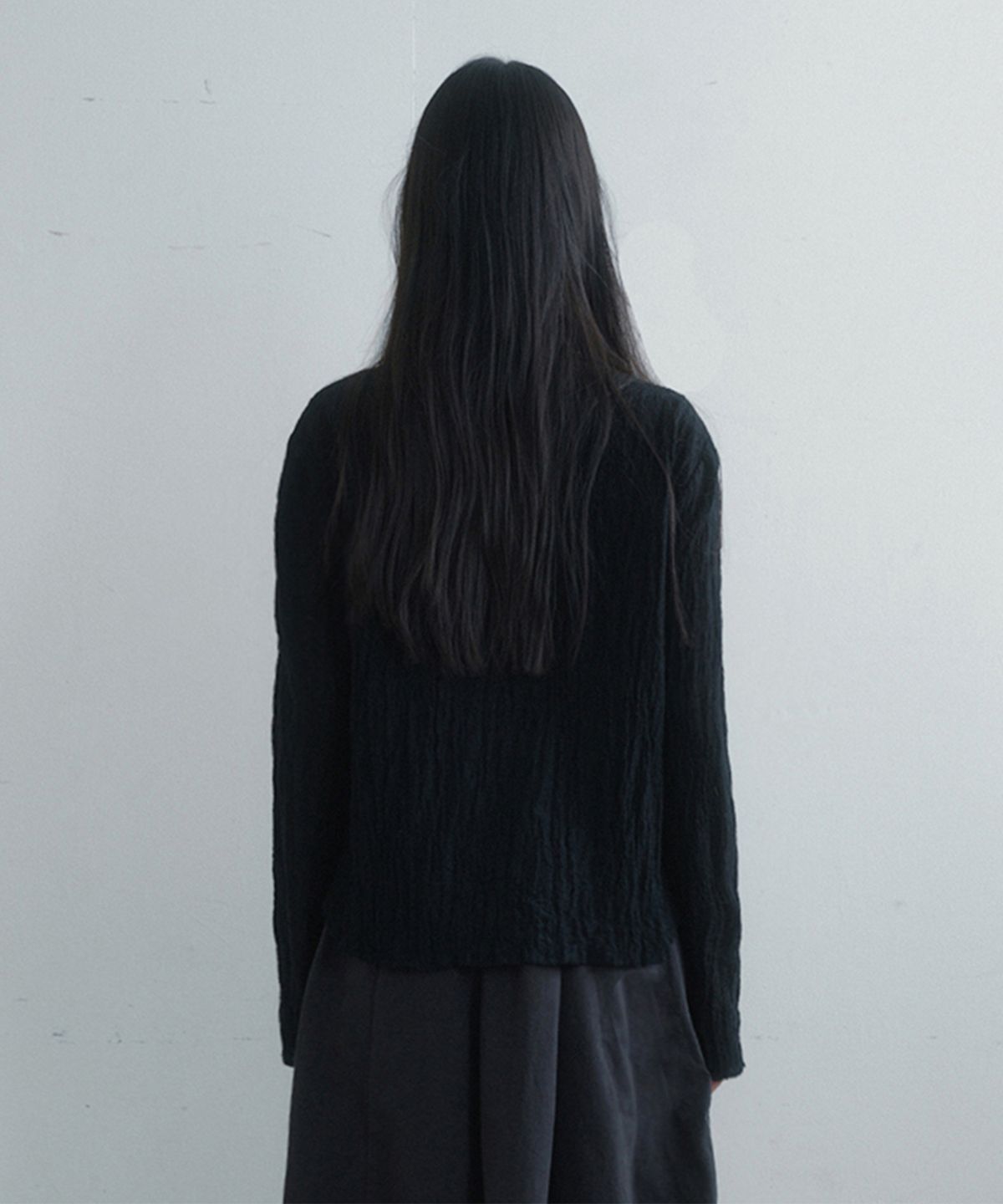 모노크롬(MONOCHROME) rish shirt (black)