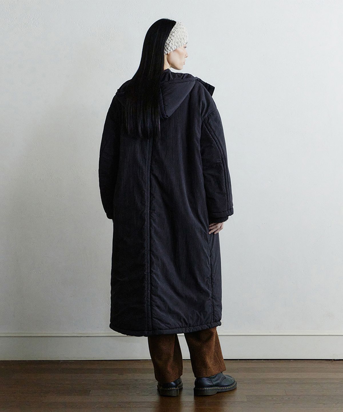 모노크롬(MONOCHROME) riv padded coat (black)