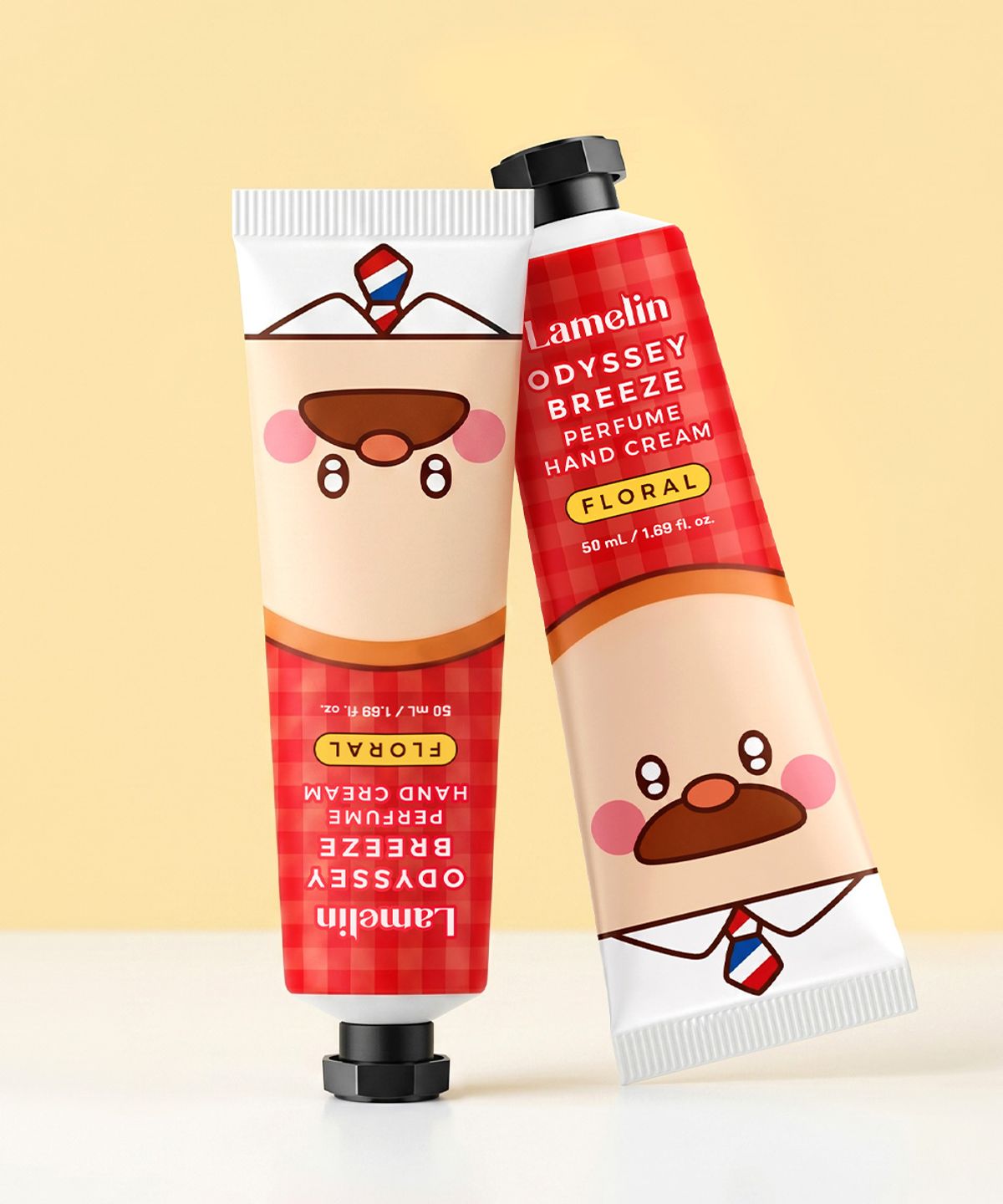 라멜린(LAMELIN) 오디세이 브리즈 퍼퓸 핸드크림 플로랄 50ml (브레드 이발소 에디션)