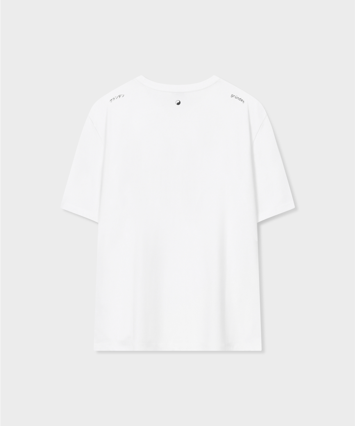 글런든(GRUNDEN) SMALL LOGO T-SHIRT (WHITE)_G26BUJTS05