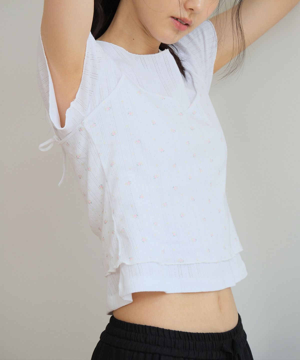 모의(MOUI) Bloom tee set (PINK)