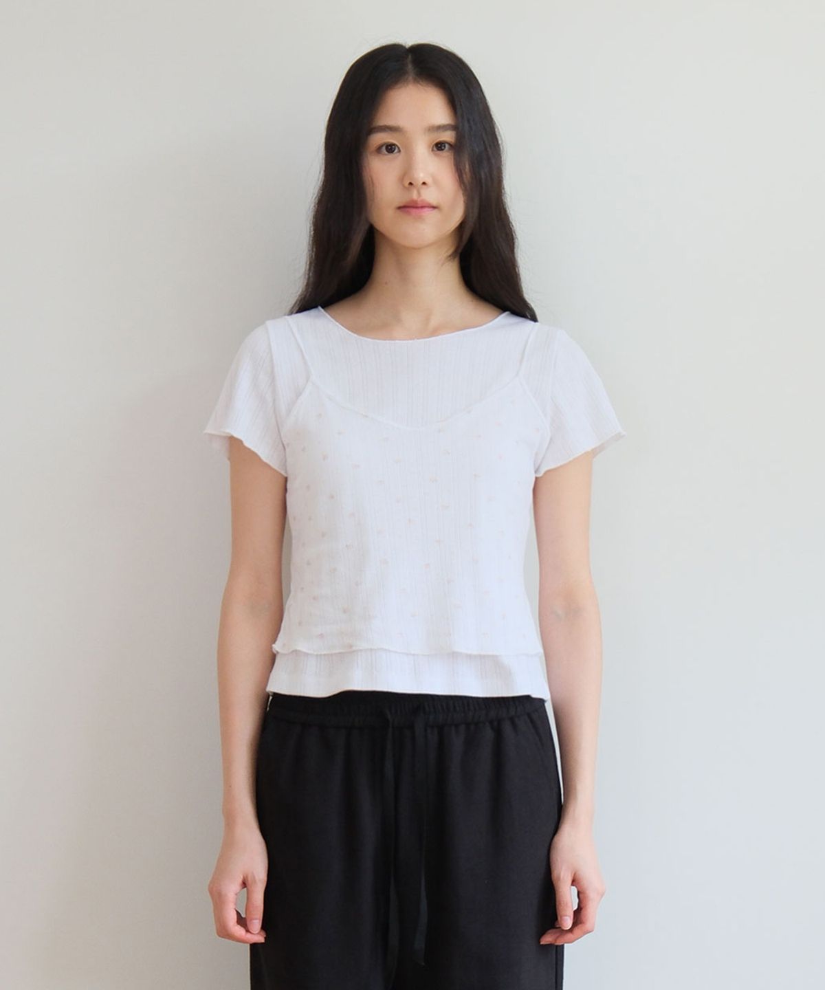 모의(MOUI) Bloom tee set (PINK)