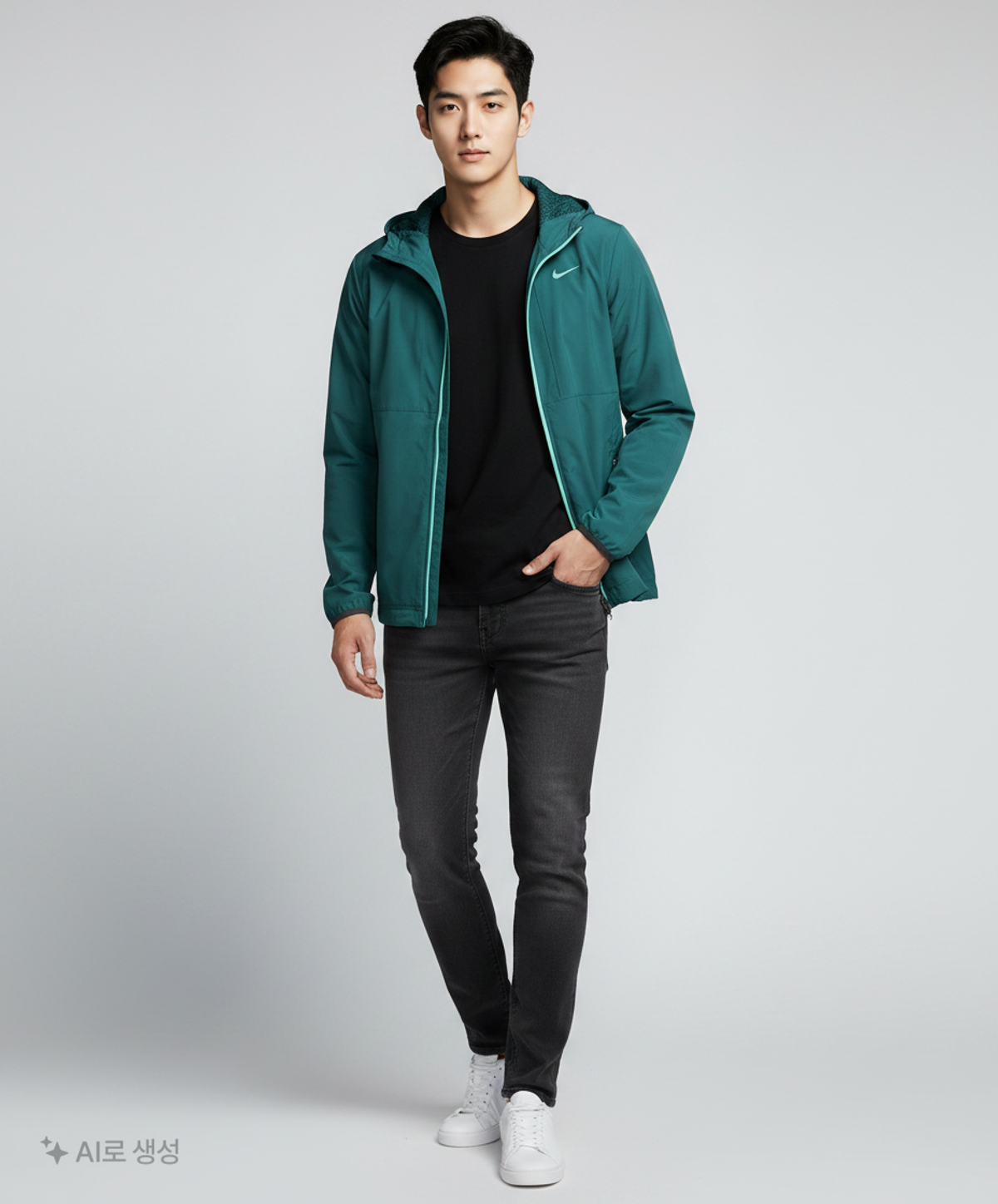 나이키(NIKE) 나일론/코치 재킷 M