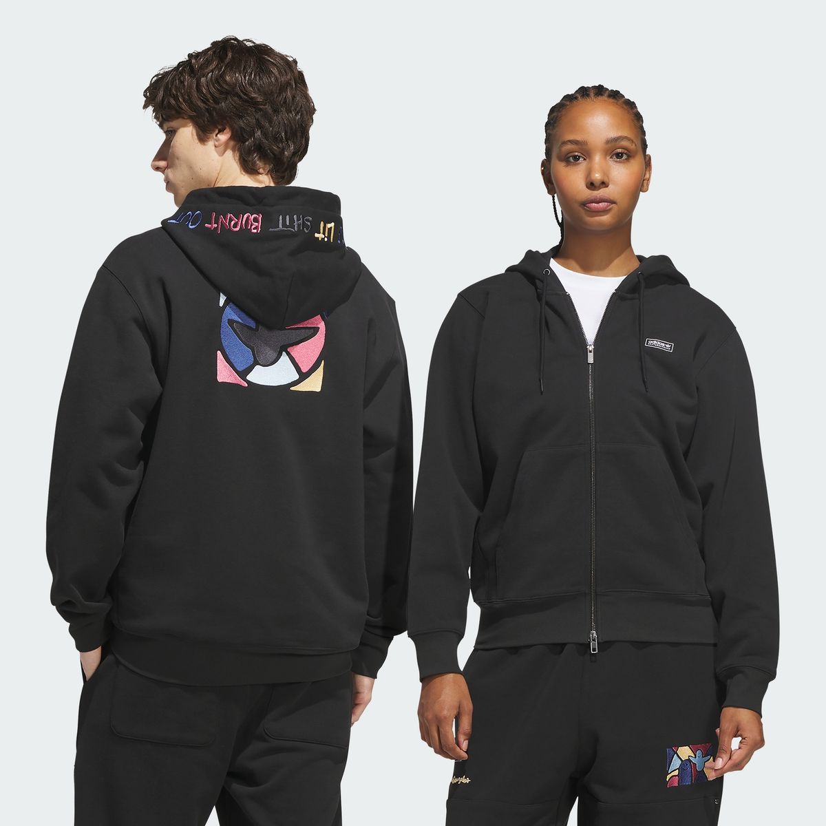 아디다스(ADIDAS) 스케이트보딩 x 마크 곤잘레스 그래픽 후디 KQ6273