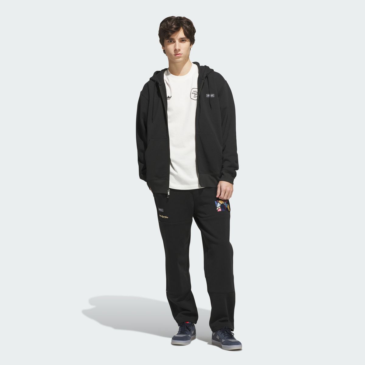 아디다스(ADIDAS) 스케이트보딩 x 마크 곤잘레스 그래픽 후디 KQ6273