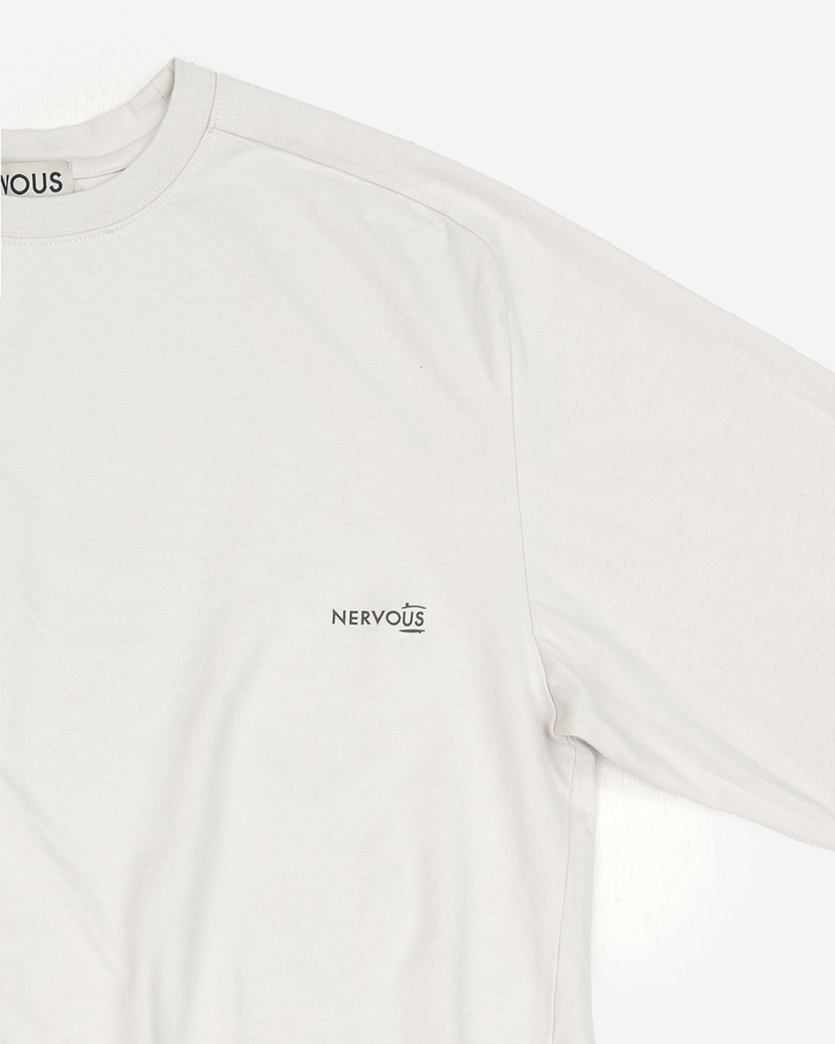 너버스(NERVOUS) LONG SLIDER T SHIRT  _  off white
