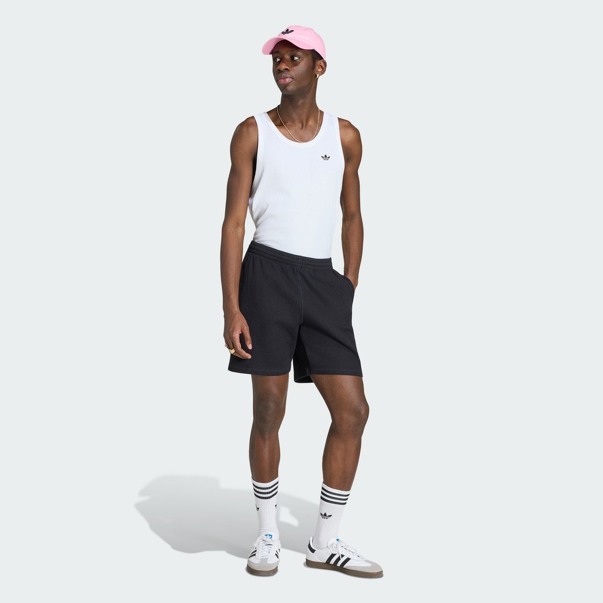 아디다스(ADIDAS) 트레포일 에센셜 와플 쇼츠 KS4181