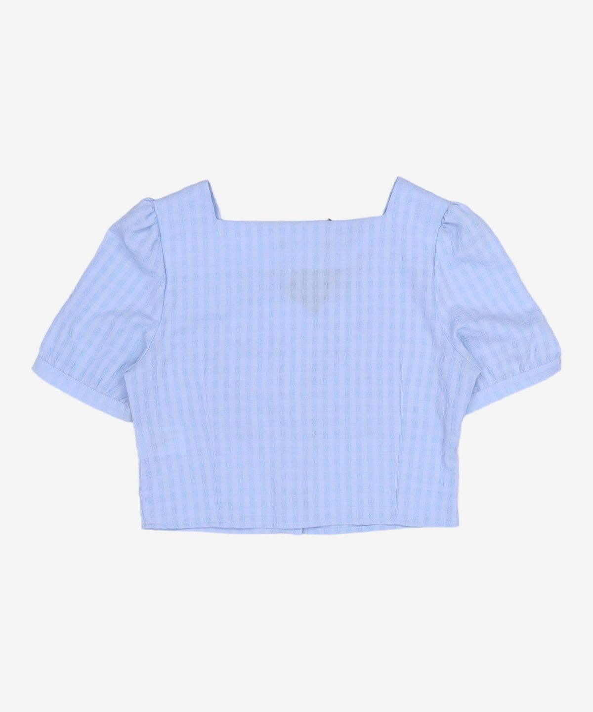 미쏘(MIXXO) [리오더]BLC423G 리오더 스퀘어넥 크롭 블라우스 MIWBWC52QG M
