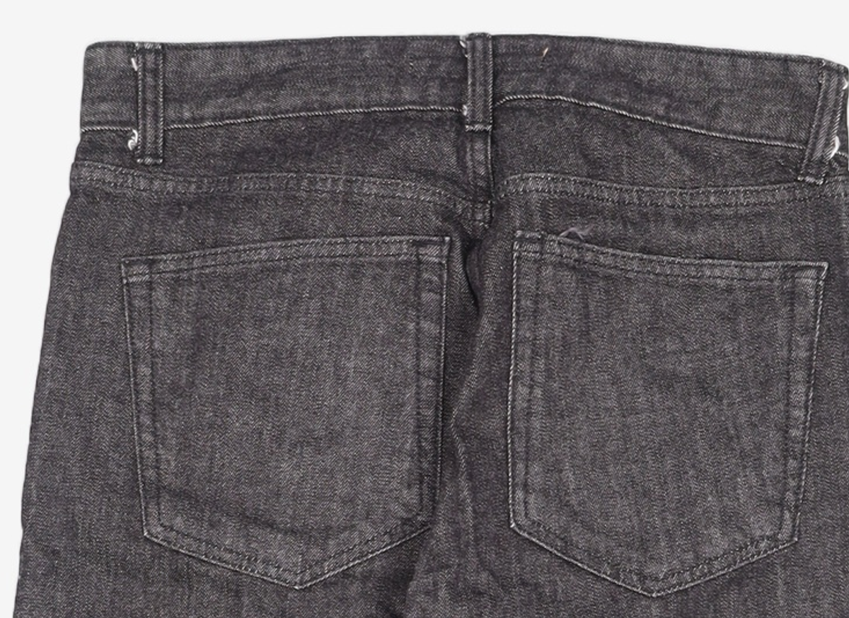 프리즘웍스(FRIZMWORKS) OG TAPERED ANKLE DENIM PANTS _ BLACK M
