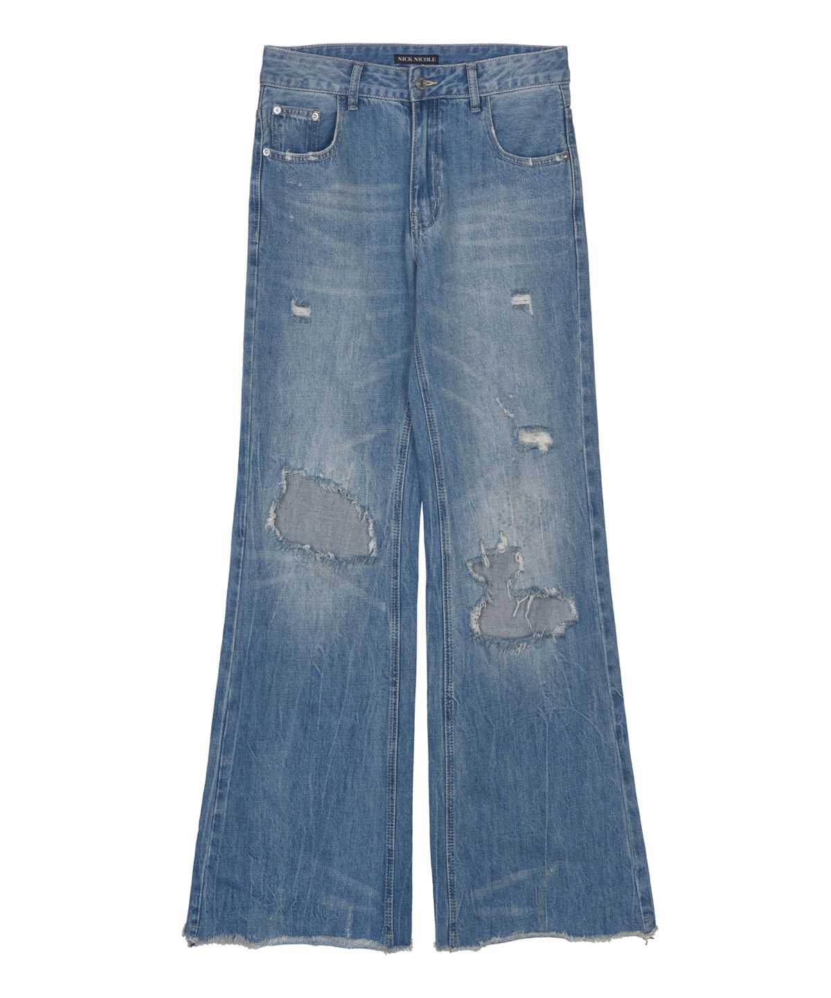 닉앤니콜(NICK&NICOLE) VINTAGE DESTROYED DENIM PANTS_BLUE